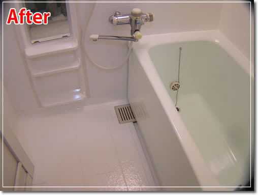 マンション浴室全体の塗装